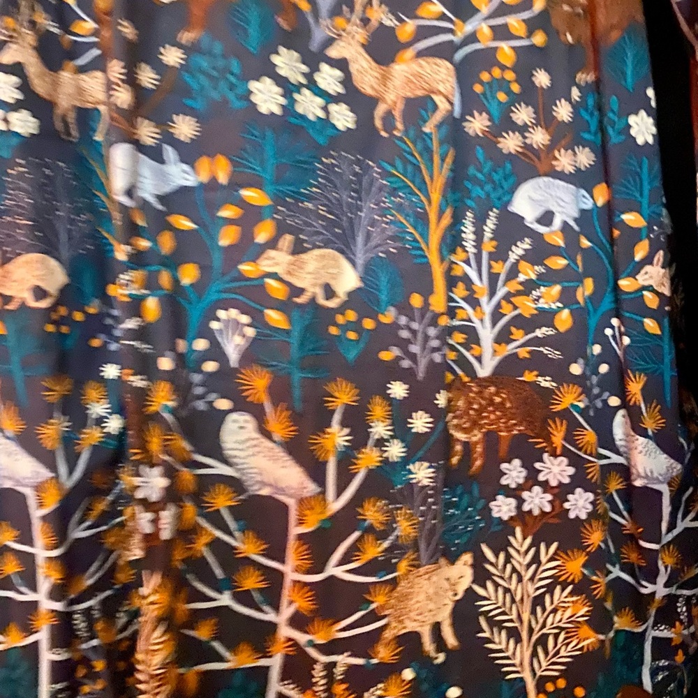 Duluth Trading Co Women's Button Down Shirt - Blue and Brown - Picture 7 of 10
